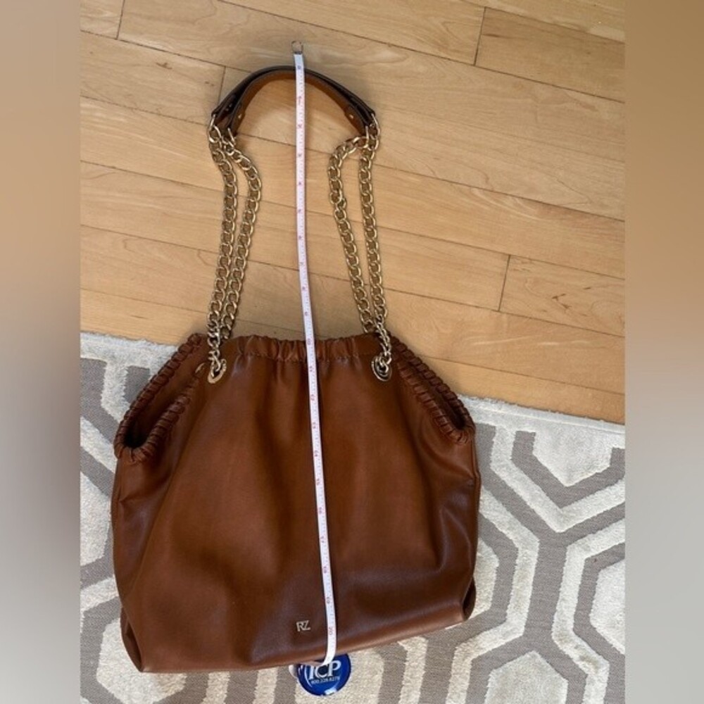 RACHEL ZOE COLLECTION Kaia Shoulder Bag in Cognac Tan NWOT - Picture 15 of 16